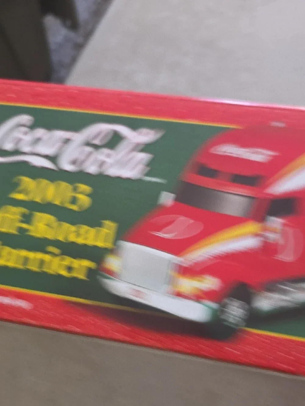 Coca Cola Red Off-Road Carrier Toy Truck Set